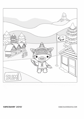 Sumi  Coloring Page